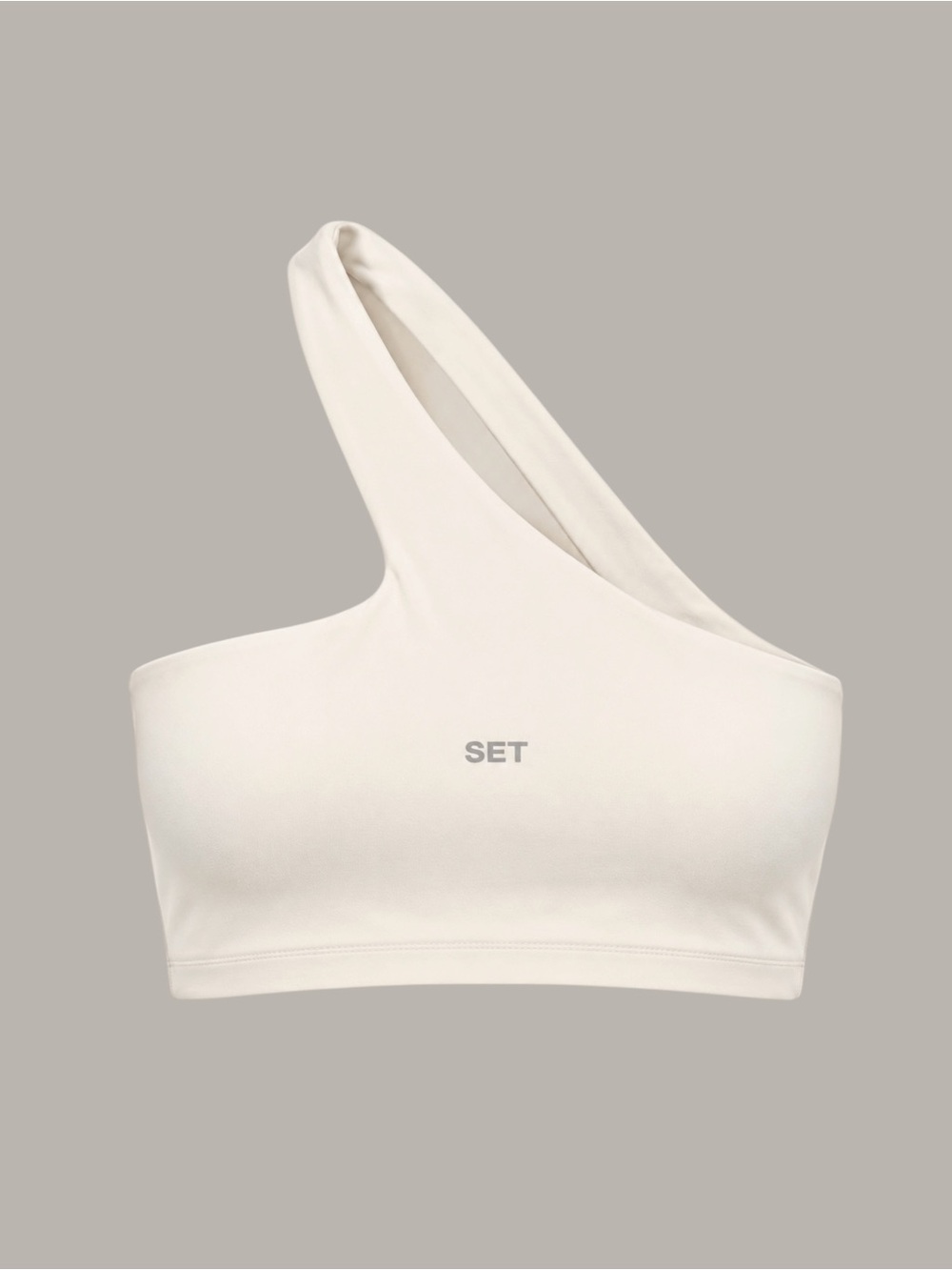 SET ACTIVE | Luxform Cross Strap Bra in Oat Milk, Size Small